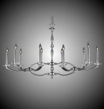 American Brass & Crystal IL5347-32G-36G-ST - Ten Light Island Pendant